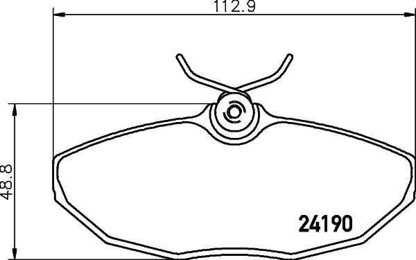 HELLA 8DB 355 011-961 - Kit pastiglie freno, Freno a disco autozon.pro