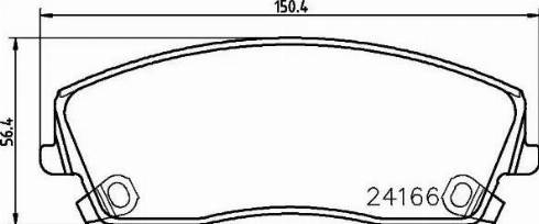 HELLA 8DB 355 011-901 - Kit pastiglie freno, Freno a disco autozon.pro