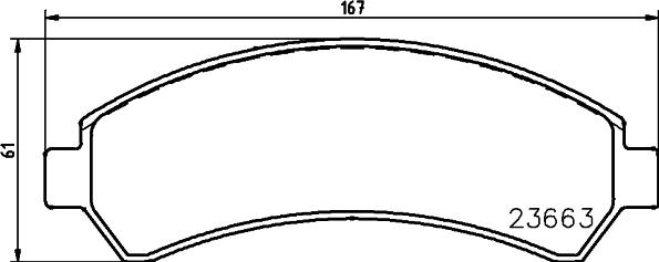 HELLA 8DB 355 011-911 - Kit pastiglie freno, Freno a disco autozon.pro