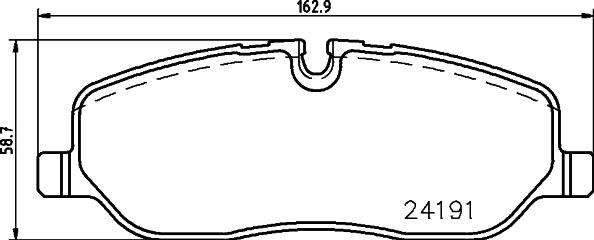 HELLA 8DB 355 011-971 - Kit pastiglie freno, Freno a disco autozon.pro