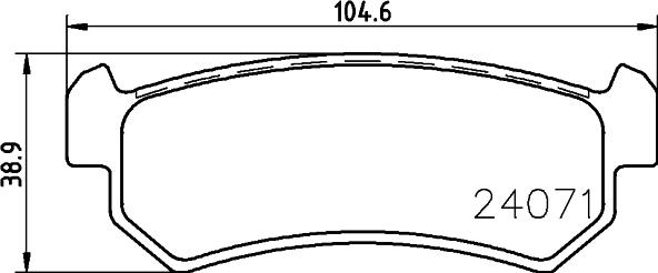 HELLA 8DB 355 011-451 - Kit pastiglie freno, Freno a disco autozon.pro