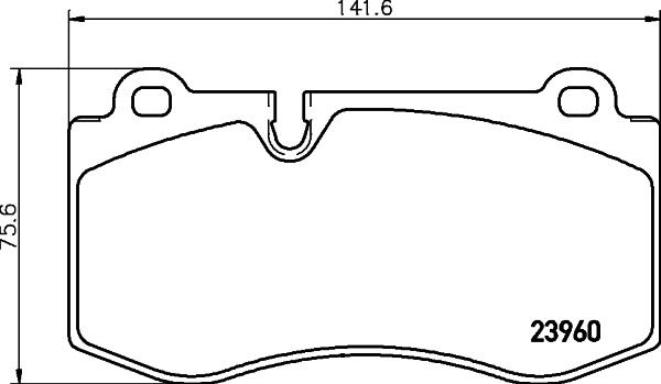 HELLA 8DB 355 011-401 - Kit pastiglie freno, Freno a disco autozon.pro