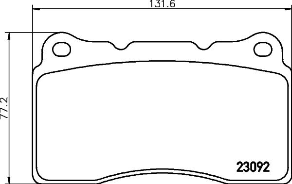 HELLA 8DB 355 011-431 - Kit pastiglie freno, Freno a disco autozon.pro