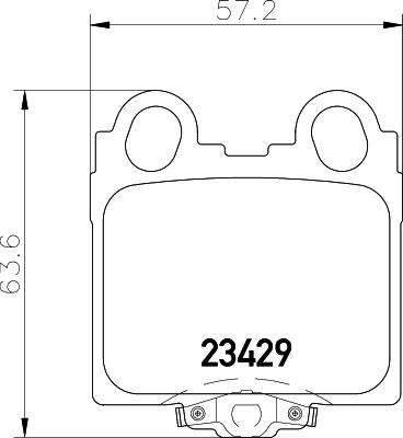 HELLA 8DB 355 011-591 - Kit pastiglie freno, Freno a disco autozon.pro