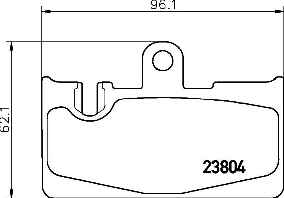 HELLA 8DB 355 011-661 - Kit pastiglie freno, Freno a disco autozon.pro