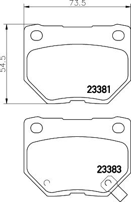 HELLA 8DB 355 011-601 - Kit pastiglie freno, Freno a disco autozon.pro