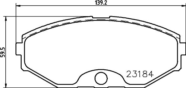 HELLA 8DB 355 011-631 - Kit pastiglie freno, Freno a disco autozon.pro