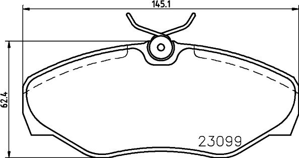 HELLA 8DB 355 011-091 - Kit pastiglie freno, Freno a disco autozon.pro