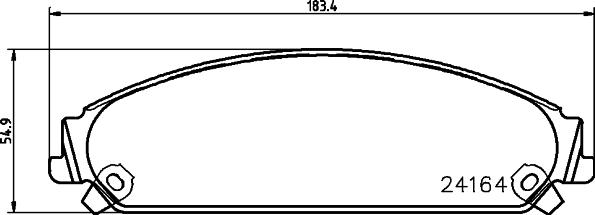 HELLA 8DB 355 011-891 - Kit pastiglie freno, Freno a disco autozon.pro