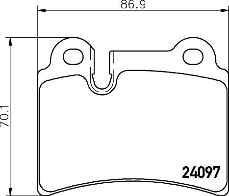 HELLA 8DB 355 011-861 - Kit pastiglie freno, Freno a disco autozon.pro