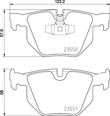 HELLA 8DB 355 011-801 - Kit pastiglie freno, Freno a disco autozon.pro