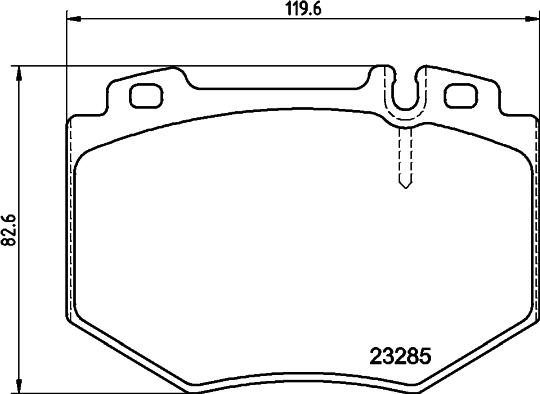 HELLA 8DB 355 011-831 - Kit pastiglie freno, Freno a disco autozon.pro