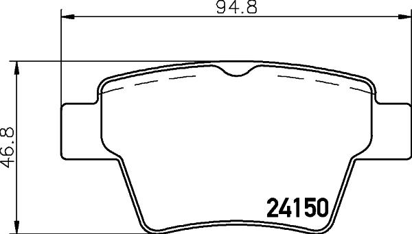 HELLA 8DB 355 011-821 - Kit pastiglie freno, Freno a disco autozon.pro