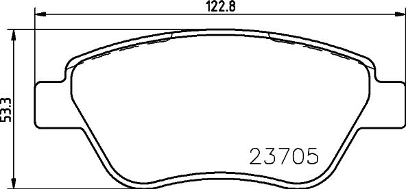 HELLA 8DB 355 011-871 - Kit pastiglie freno, Freno a disco autozon.pro