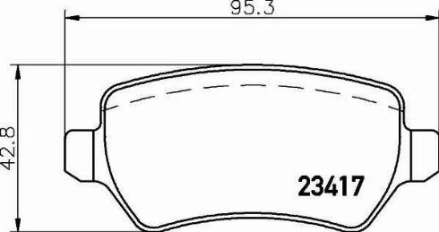 HELLA 8DB 355 011-361 - Kit pastiglie freno, Freno a disco autozon.pro