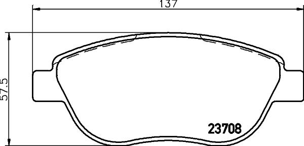 HELLA 8DB 355 011-331 - Kit pastiglie freno, Freno a disco autozon.pro