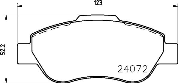 HELLA 8DB 355 011-241 - Kit pastiglie freno, Freno a disco autozon.pro