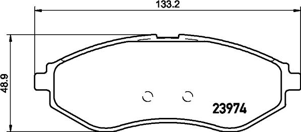 HELLA 8DB 355 011-251 - Kit pastiglie freno, Freno a disco autozon.pro