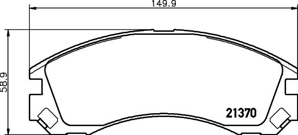 HELLA 8DB 355 011-751 - Kit pastiglie freno, Freno a disco autozon.pro