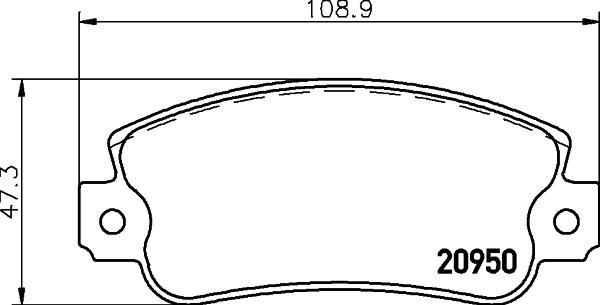 HELLA 8DB 355 018-991 - Kit pastiglie freno, Freno a disco autozon.pro