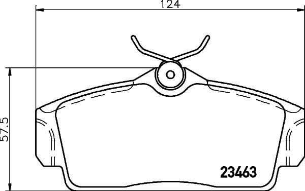 HELLA 8DB 355 018-441 - Kit pastiglie freno, Freno a disco autozon.pro