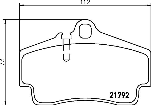 HELLA 8DB 355 018-481 - Kit pastiglie freno, Freno a disco autozon.pro