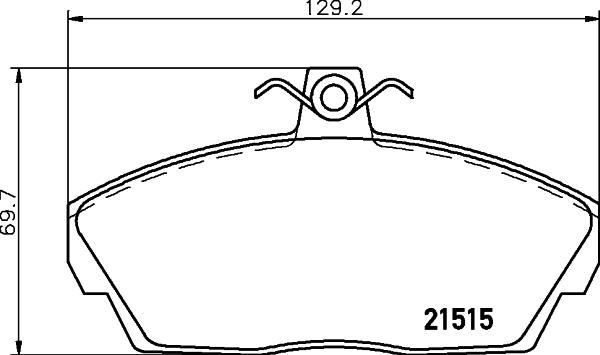 HELLA 8DB 355 018-431 - Kit pastiglie freno, Freno a disco autozon.pro