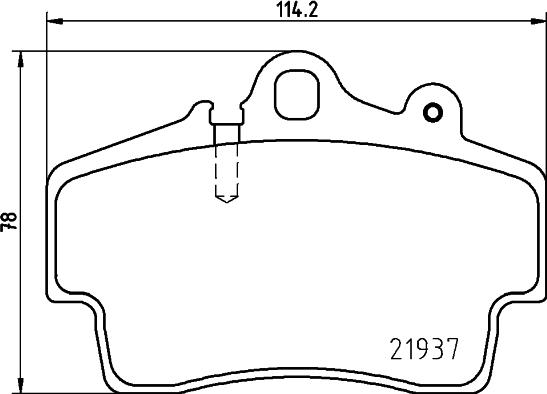 HELLA 8DB 355 018-471 - Kit pastiglie freno, Freno a disco autozon.pro