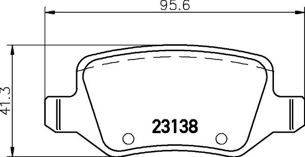 HELLA 8DB 355 018-531 - Kit pastiglie freno, Freno a disco autozon.pro