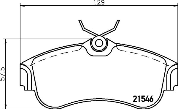 HELLA 8DB 355 018-011 - Kit pastiglie freno, Freno a disco autozon.pro