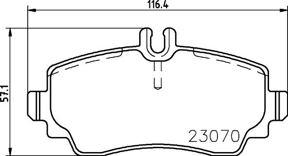 HELLA 8DB 355 018-881 - Kit pastiglie freno, Freno a disco autozon.pro