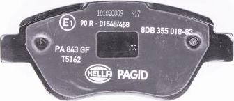 HELLA 8DB 355 018-821 - Kit pastiglie freno, Freno a disco autozon.pro