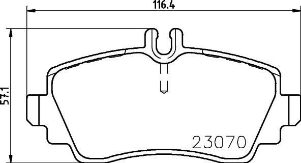 HELLA 8DB 355 018-311 - Kit pastiglie freno, Freno a disco autozon.pro