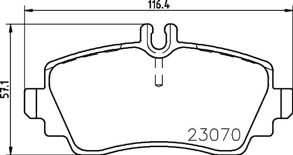 HELLA 8DB 355 018-281 - Kit pastiglie freno, Freno a disco autozon.pro