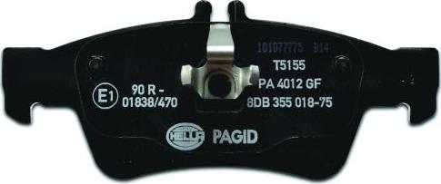 HELLA 8DB 355 018-751 - Kit pastiglie freno, Freno a disco autozon.pro