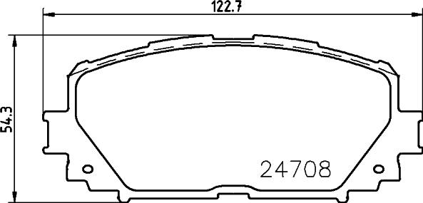 HELLA 8DB 355 013-901 - Kit pastiglie freno, Freno a disco autozon.pro