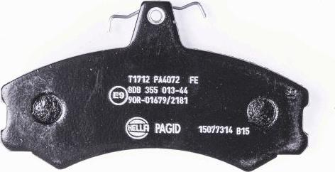 HELLA 8DB 355 013-441 - Kit pastiglie freno, Freno a disco autozon.pro