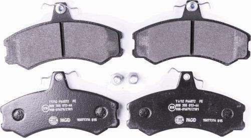 HELLA 8DB 355 013-441 - Kit pastiglie freno, Freno a disco autozon.pro