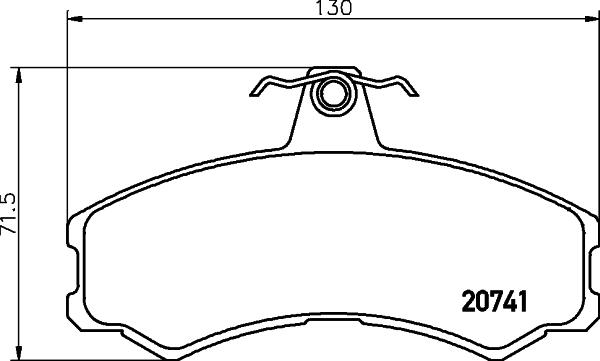 HELLA 8DB 355 013-441 - Kit pastiglie freno, Freno a disco autozon.pro