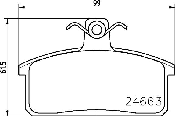 HELLA 8DB 355 013-451 - Kit pastiglie freno, Freno a disco autozon.pro