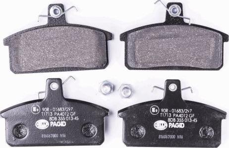 HELLA 8DB 355 013-451 - Kit pastiglie freno, Freno a disco autozon.pro