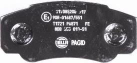 HELLA 8DB 355 013-511 - Kit pastiglie freno, Freno a disco autozon.pro