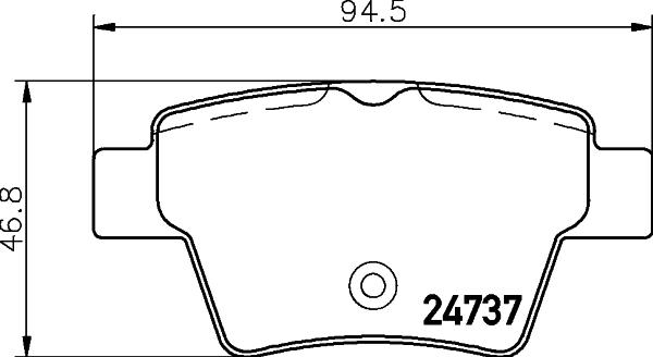 HELLA 8DB 355 013-851 - Kit pastiglie freno, Freno a disco autozon.pro