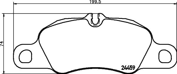 HELLA 8DB 355 013-801 - Kit pastiglie freno, Freno a disco autozon.pro