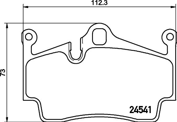 HELLA 8DB 355 013-311 - Kit pastiglie freno, Freno a disco autozon.pro