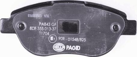 HELLA 8DB 355 013-371 - Kit pastiglie freno, Freno a disco autozon.pro