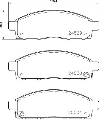 HELLA 8DB 355 013-221 - Kit pastiglie freno, Freno a disco autozon.pro