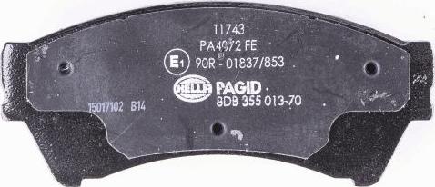 HELLA 8DB 355 013-701 - Kit pastiglie freno, Freno a disco autozon.pro