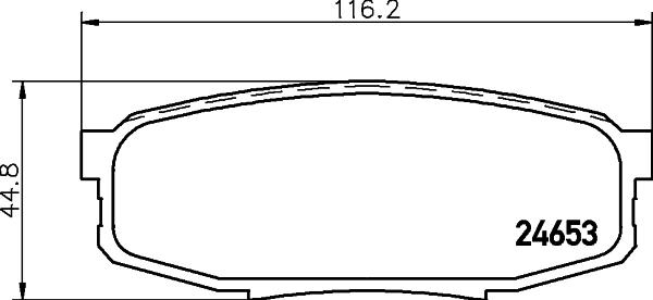 HELLA 8DB 355 013-771 - Kit pastiglie freno, Freno a disco autozon.pro