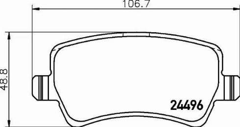 HELLA 8DB 355 012-941 - Kit pastiglie freno, Freno a disco autozon.pro